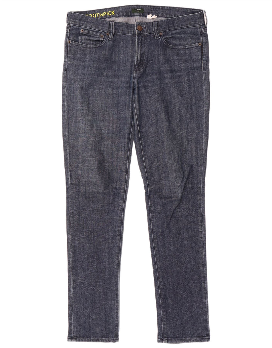 J. Crew Femme Toothpick Slim Jeans W30 L33 Bleu Coton