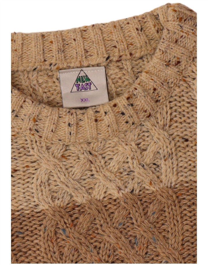 NEW FAST Pull à col rond pour homme 2XL Multicolore Colourblock