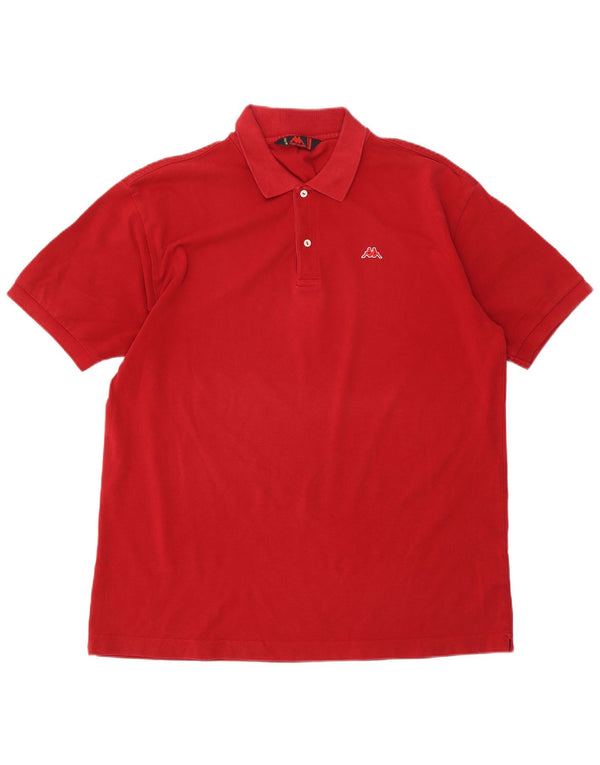 Kappa Polo Homme 3XL Rouge Coton