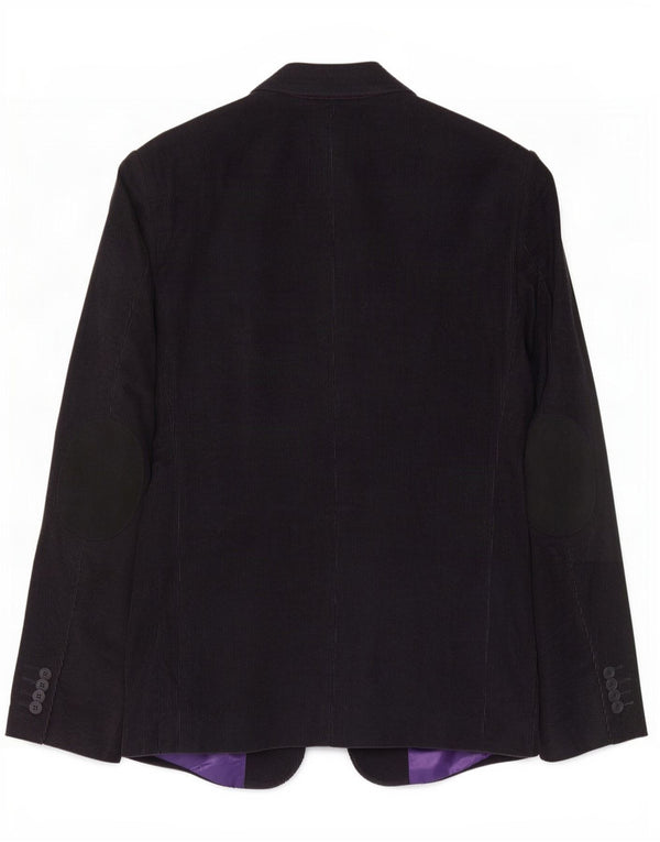 Feraud Veste blazer en velours côtelé pour homme à 2 boutons UK 40 Grand coton bleu marine