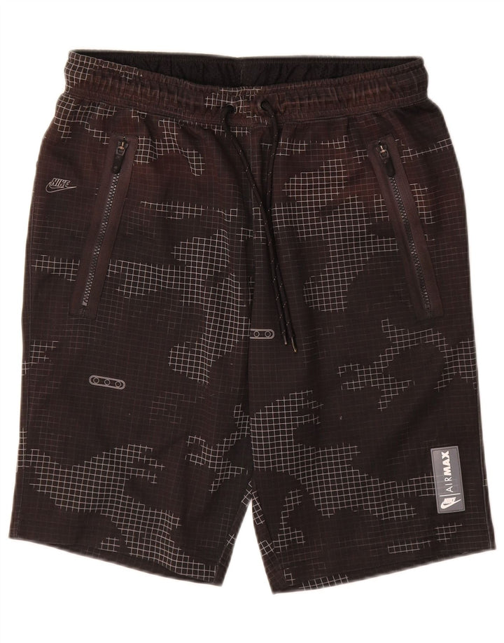 Nike Short de sport pour homme Medium W32 L10 Noir Camouflage Polyester