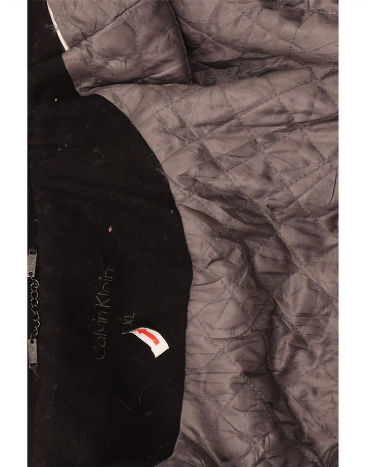 Calvin Klein Veste militaire pour homme UK 42 XL Laine noire