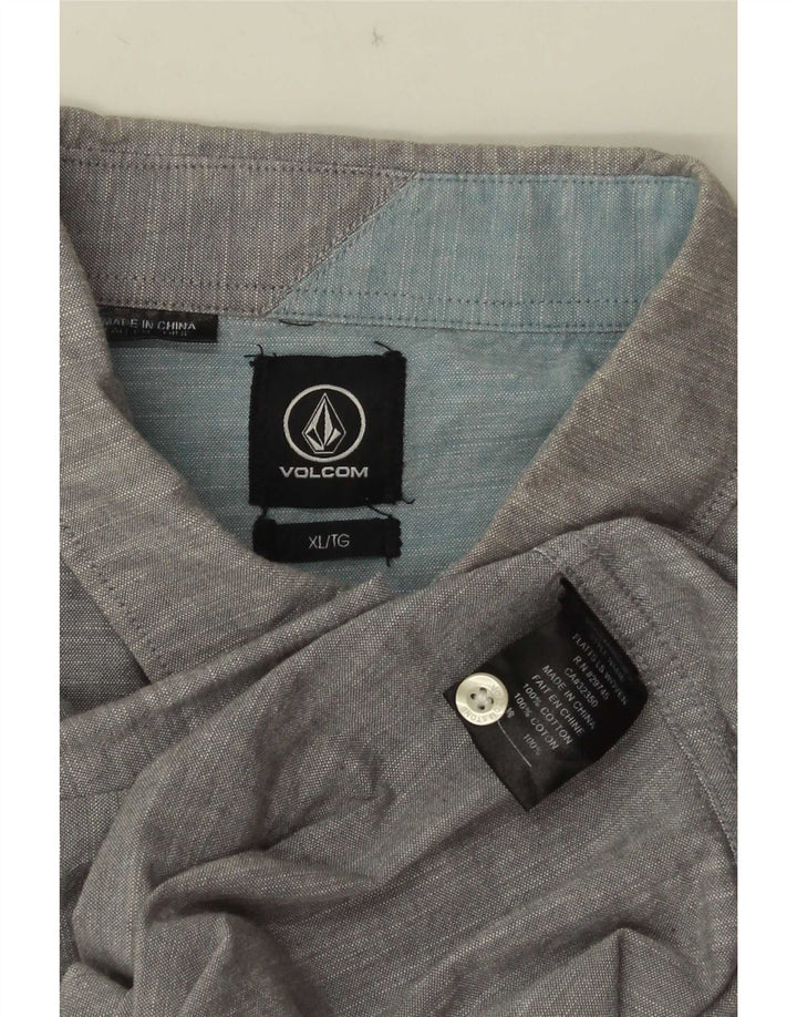 Volcom Chemise Homme XL Gris Coton