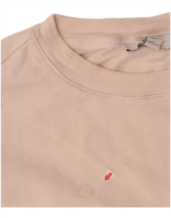 Marks & Spencer Sweat-shirt pour femme UK 16 Large Beige Tie Dye
