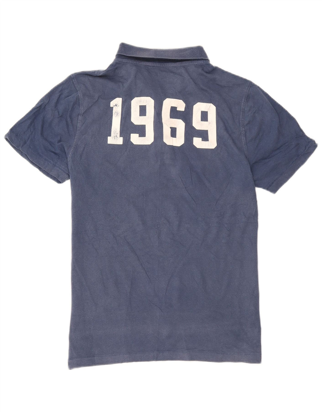 Gap Polo Graphique Homme Bleu Moyen Coton