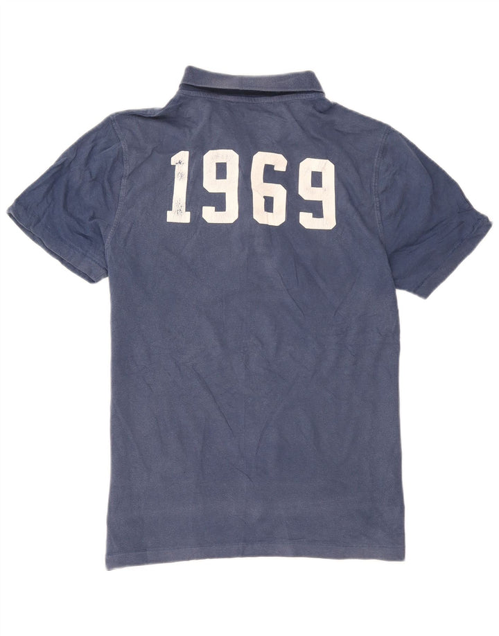 Gap Polo Graphique Homme Bleu Moyen Coton