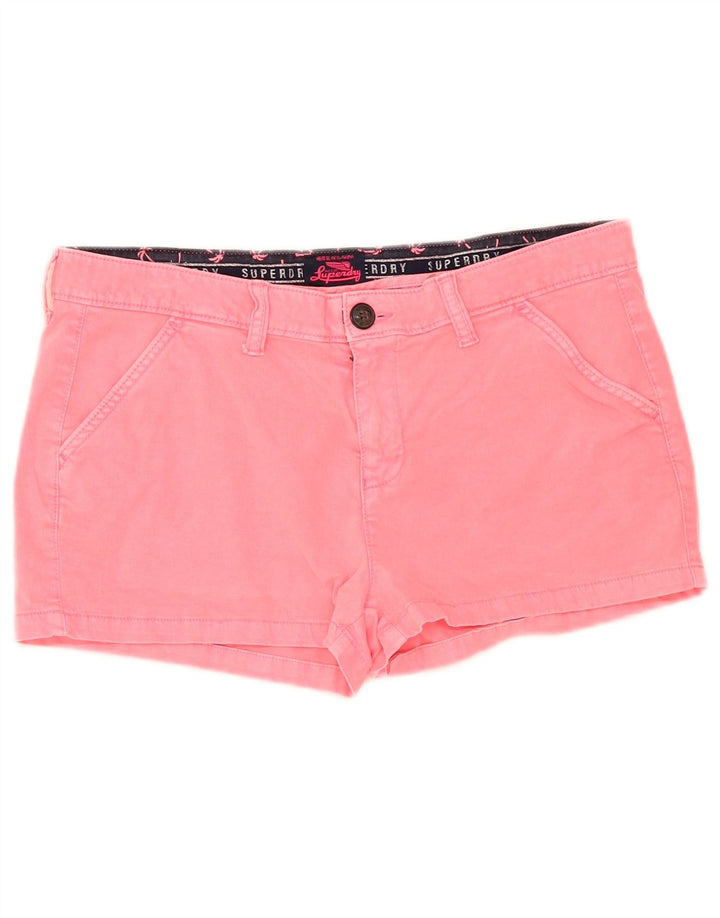 Superdry Pantalon Chaud W34 Femme Large Rose Coton