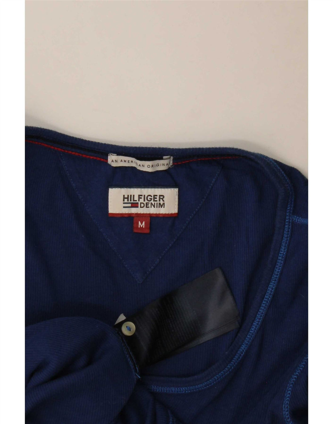Tommy Hilfiger Haut à manches longues pour femme UK 12 Bleu marine moyen