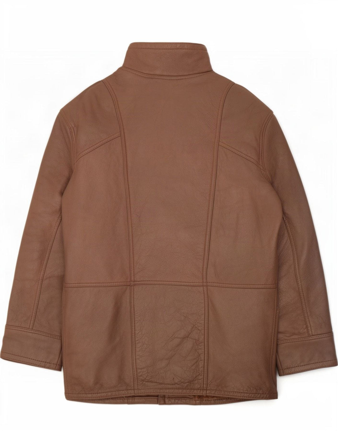 Veste Shearling Femme Vintage UK 14 Brun Moyen