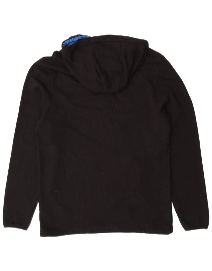 NAUTICA Pull à capuche graphique pour homme en coton noir Taille L