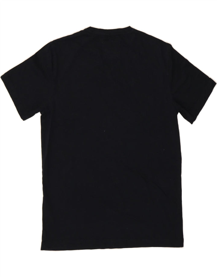 CREW CLOTHING Mens T-Shirt Top Medium Black Cotton Vintage Crew Clothing and Second-Hand Crew Clothing from Messina Hembry 