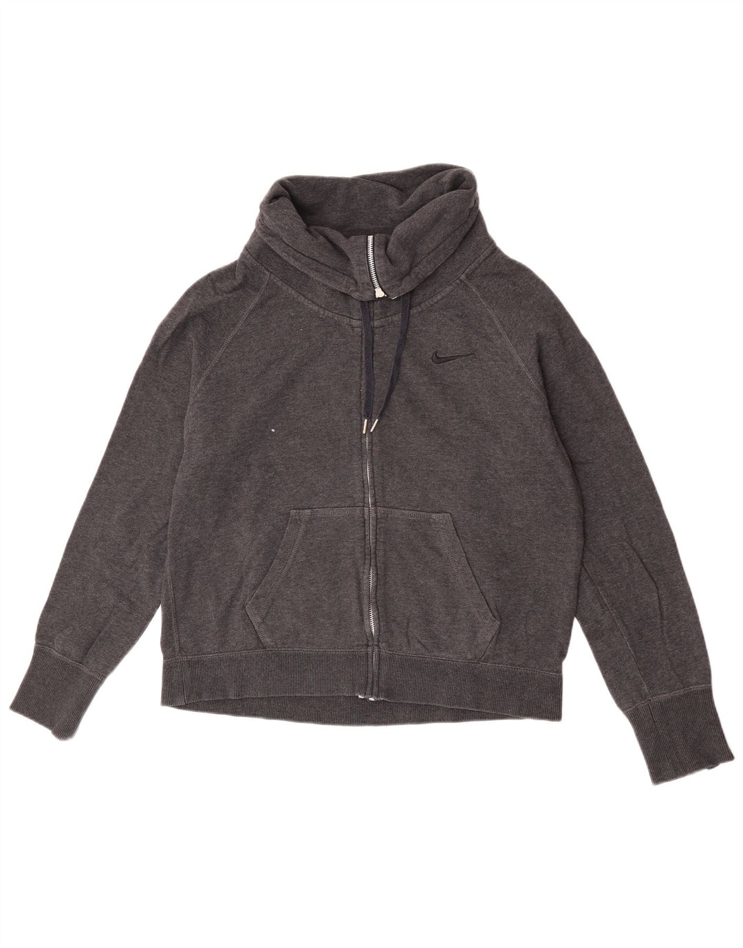 Nike Veste de survêtement pour femme UK 16 Large Gris Coton