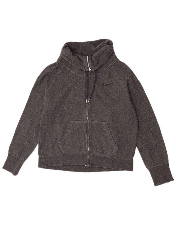 Nike Veste de survêtement pour femme UK 16 Large Gris Coton