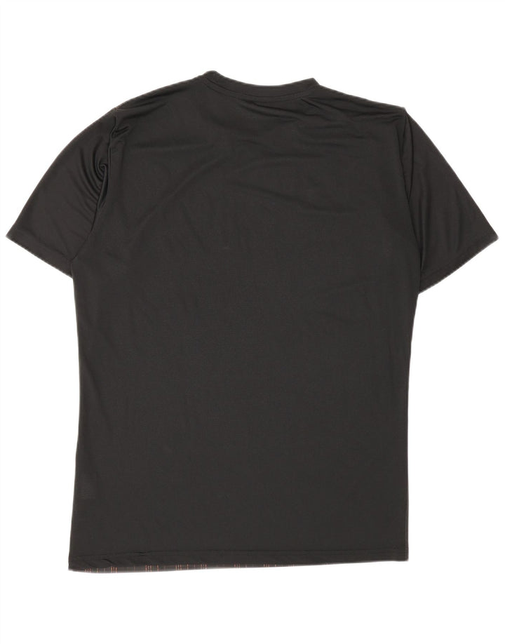 Puma T-Shirt Homme Noir Moyen Géométrique Polyester
