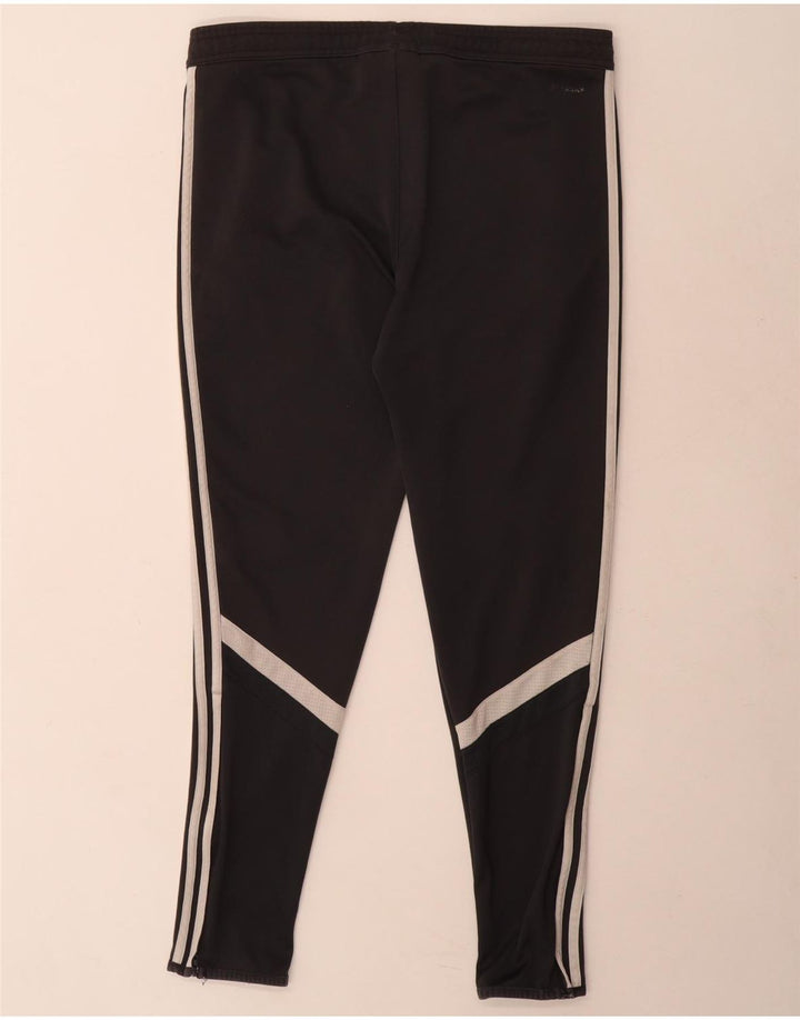 Adidas Pantalon de survêtement Climalite pour homme Petit Noir Polyester Colorblock