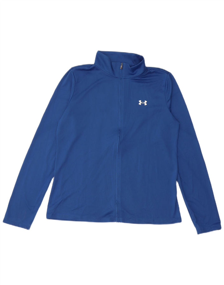 Under Armour Veste de survêtement pour femme UK 10 Small Bleu