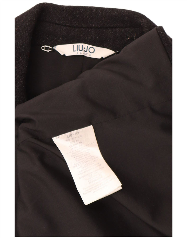 Liu Jo Manteau Femme IT 44 Laine Noir Moyen