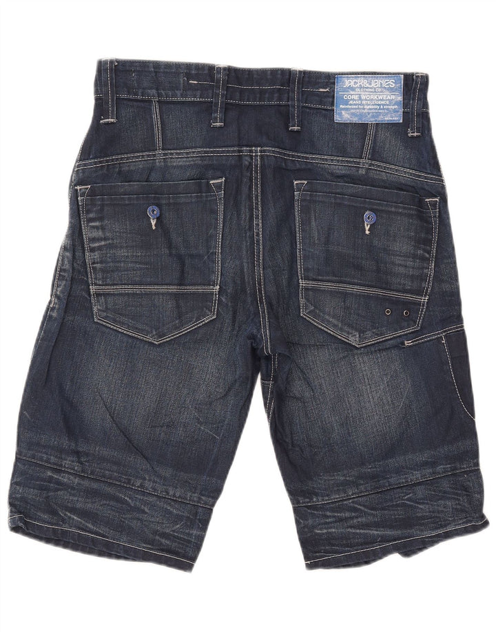 Jack & Jones Short Cargo Denim Medium W32 Homme Bleu Marine Coton