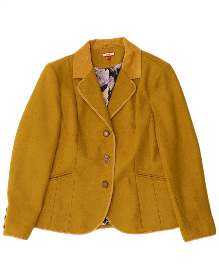 Joe Browns Veste blazer à 3 boutons pour femme UK 16 Large Kaki Laine