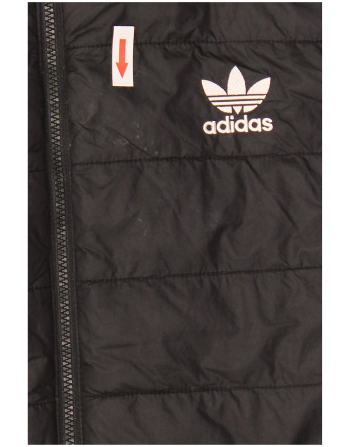Adidas Gilet rembourré pour homme UK 38 Medium Noir Polyamide