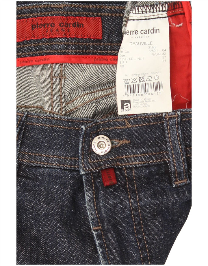 Pierre Cardin Jean droit homme W34 L32 bleu marine