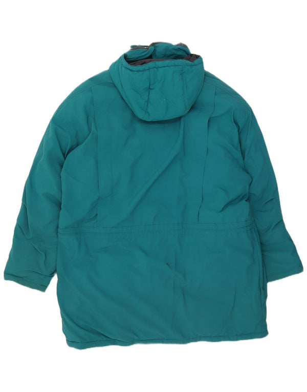 Valmeline Manteau coupe-vent à capuche pour homme UK 42 XL Bleu Nylon