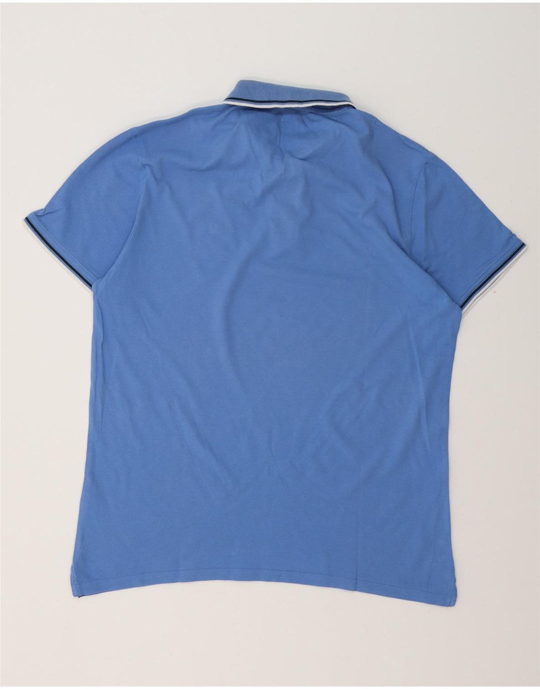 CHAMPION Polo Homme XL Bleu Coton