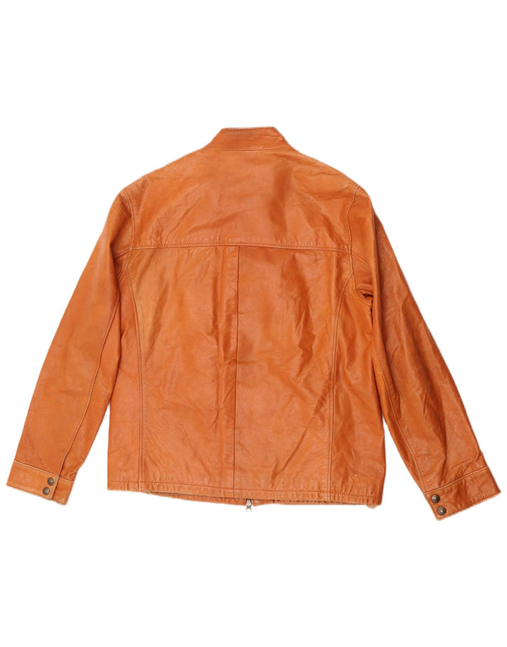 Desi Veste en cuir pour homme IT 52 XL Cuir marron