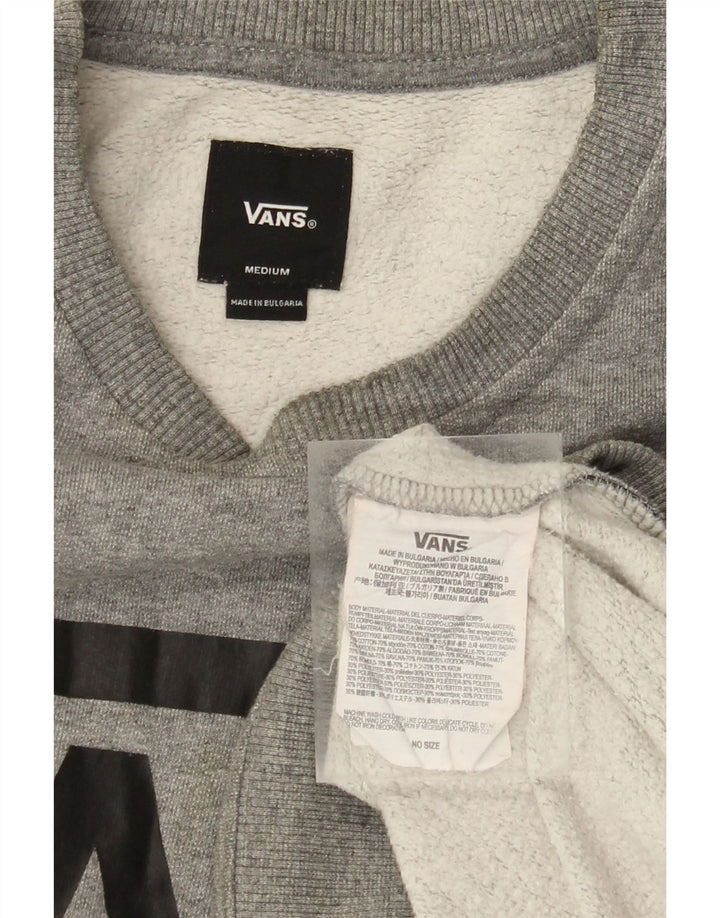 VANS Sweat-shirt graphique pour homme en coton gris moyen