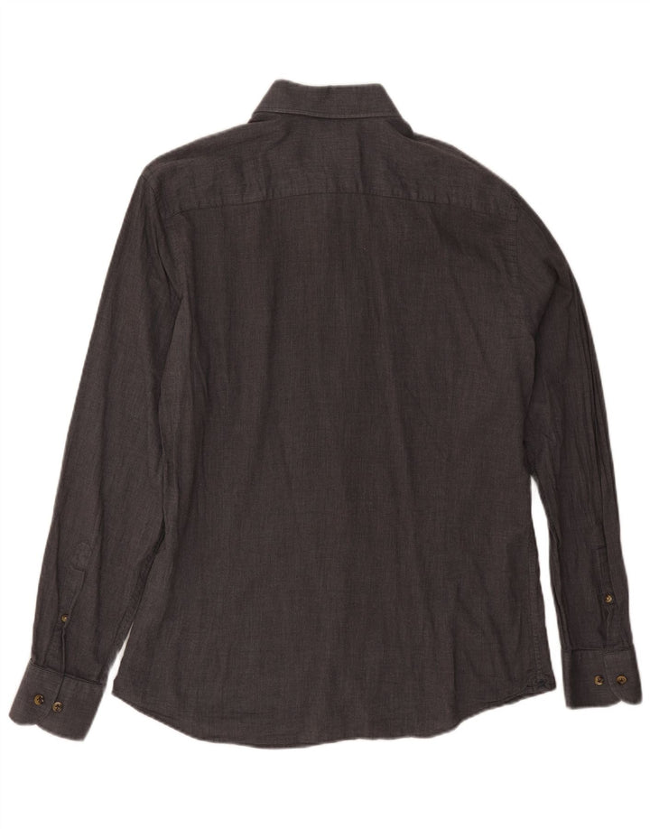 Hackett Chemise Slim Fit Homme Gris Coton