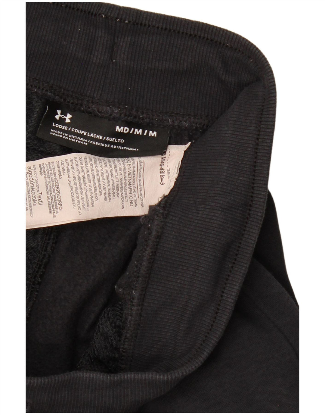 Under Armour Pantalon de Survêtement Joggers Homme Noir Moyen Coton