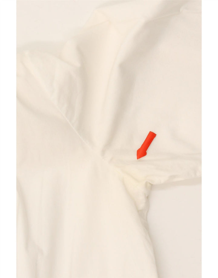 Benetton Chemise Femme UK 12 Medium Blanc