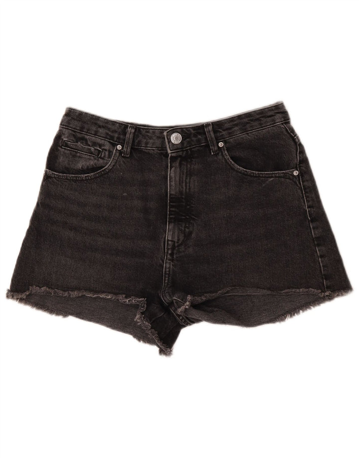 Zara Short en jean pour femme EU 40 Medium W30 Noir