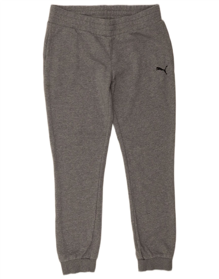 Puma Pantalon de survêtement pour homme en coton gris Taille L