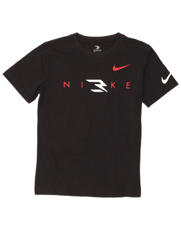 Nike Boys Graphic T-Shirt Top 12-13 ans Grand Noir Coton