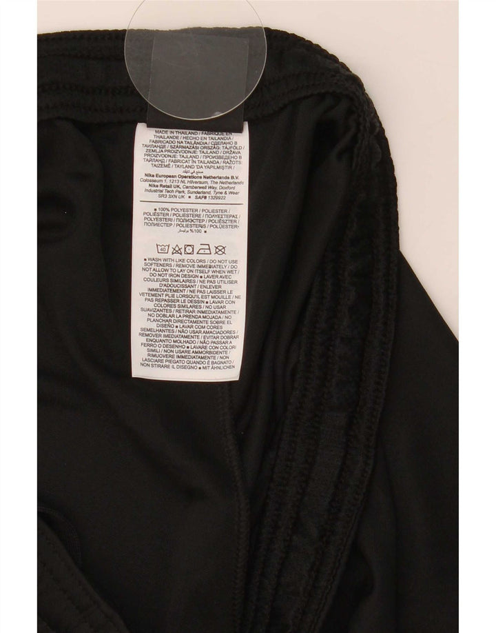 Nike Short de sport Dri Fit pour femme UK 12 Polyester color block noir moyen