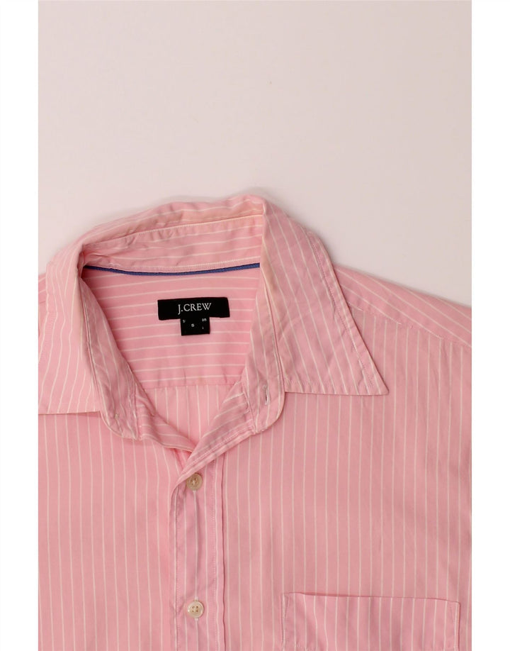 J. CREW Mens Shirt Small Pink Striped Cotton Vintage J. Crew and Second-Hand J. Crew from Messina Hembry 