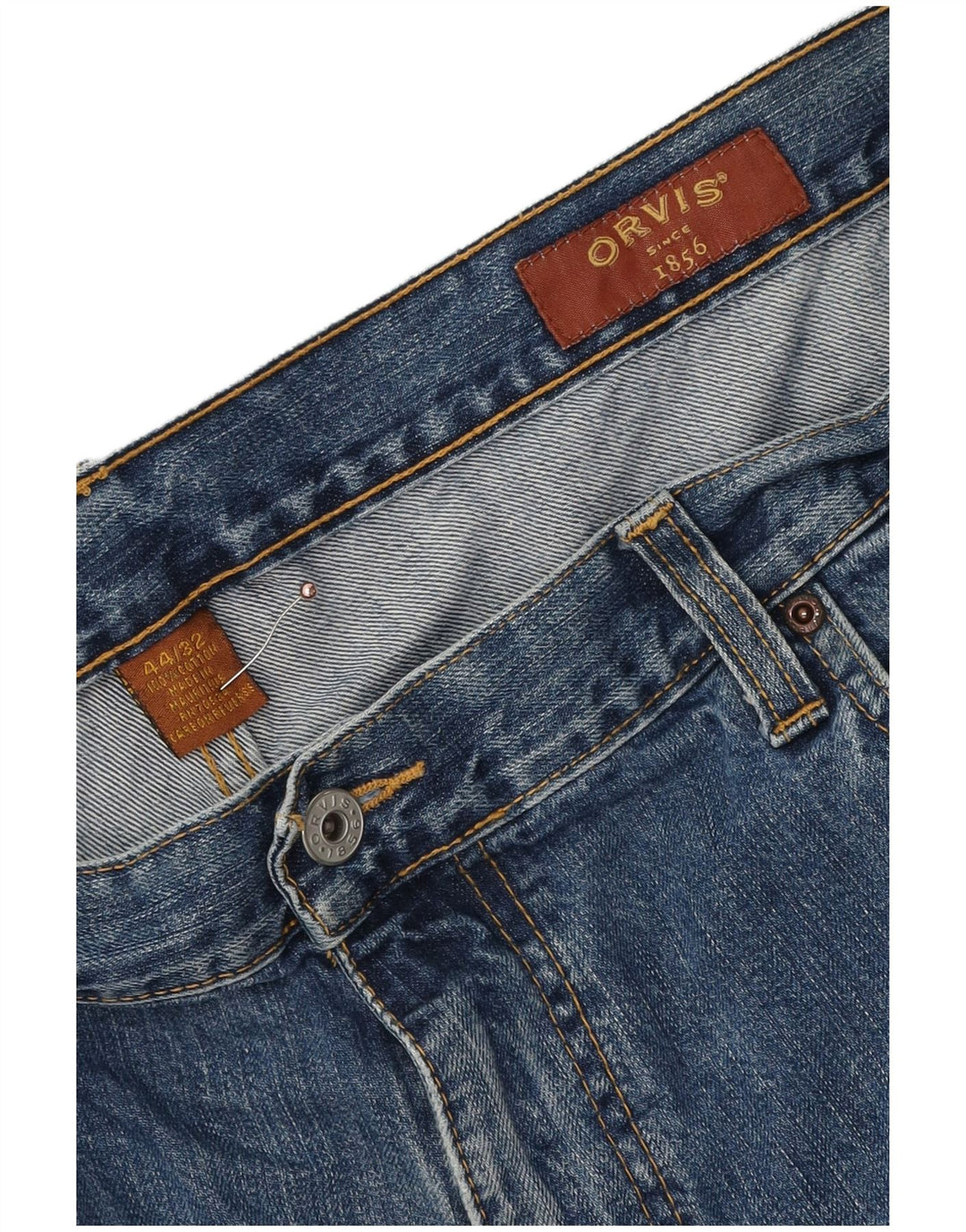 Orvis Jean droit homme W44 L30 bleu coton