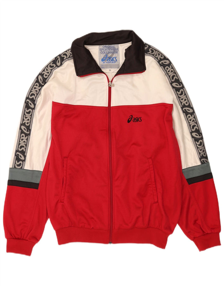 Asics Veste de Survêtement Graphique Homme IT 56 XL Rouge Colorblock