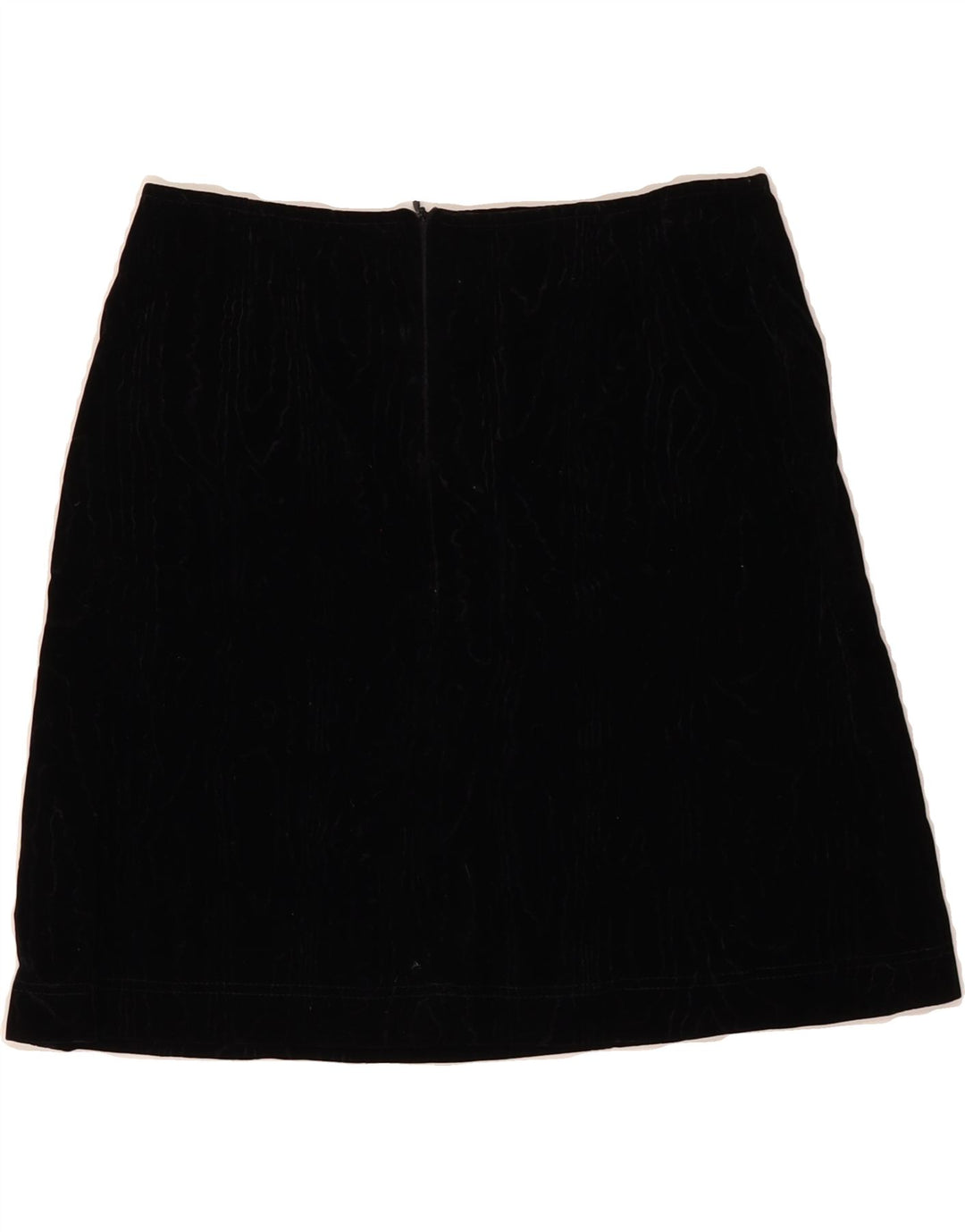 AVANT Womens Velvet Mini Skirt W26 Small Black Cotton Vintage Avant and Second-Hand Avant from Messina Hembry 