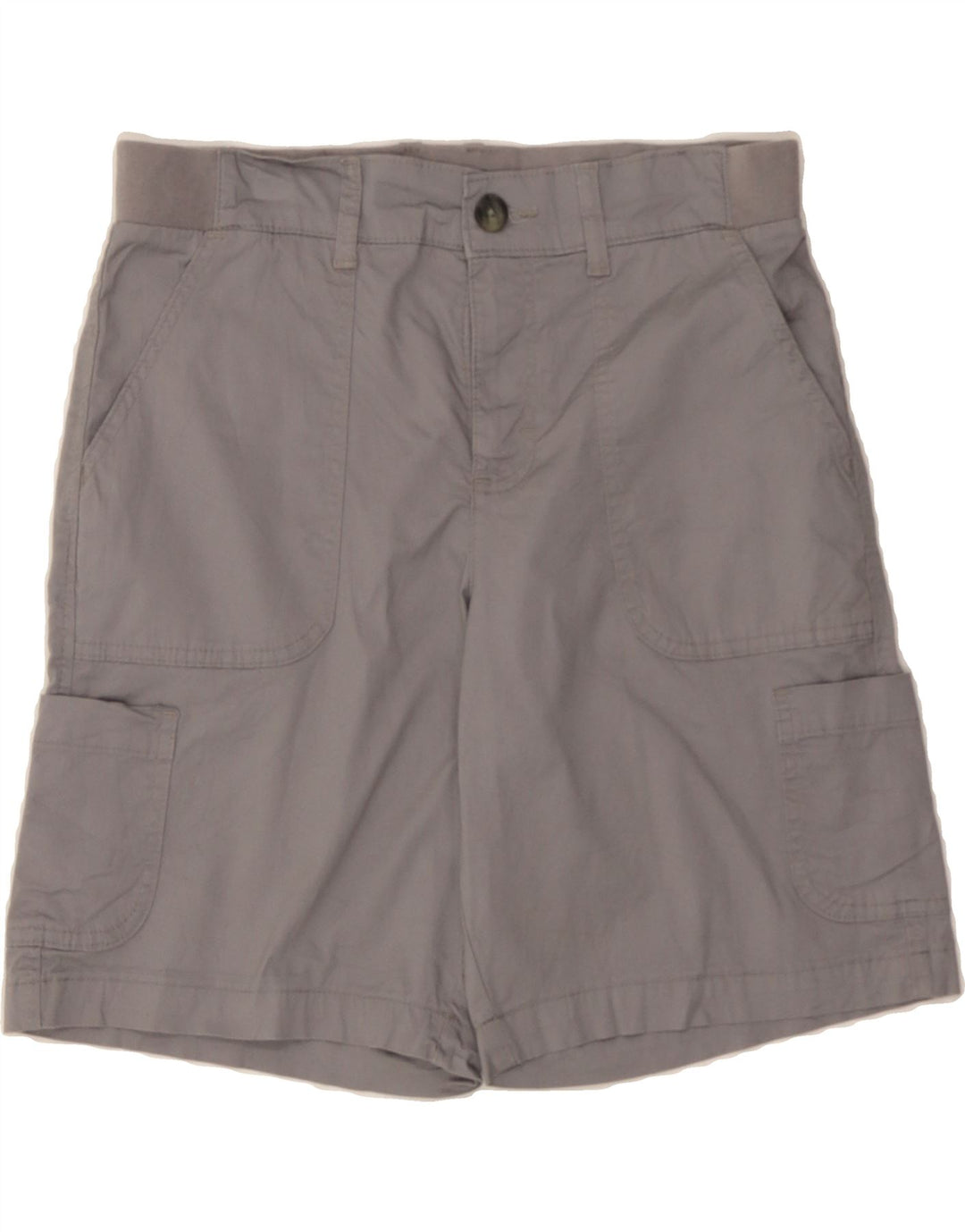 LEE Womens Mid Rise Relaxed Fit Cargo Shorts US 8 Medium W34  Grey Cotton Vintage Lee and Second-Hand Lee from Messina Hembry 