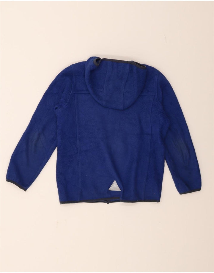 L.L.BEAN Boys Hooded Fleece Jacket 10-11 Years Medium  Blue Colourblock Vintage L.L.Bean and Second-Hand L.L.Bean from Messina Hembry 