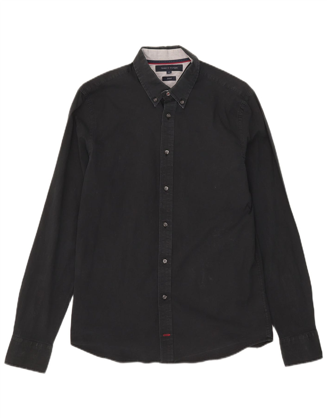 Tommy Hilfiger Chemise Homme Coton Noir Moyen