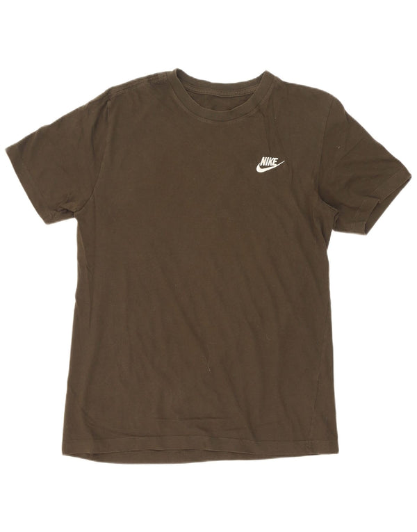Nike T-Shirt Homme Kaki Moyen Coton