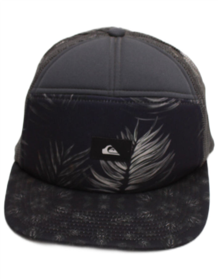 QUIKSILVER Mens Graphic Trucker Cap One Size Black Floral Polyester