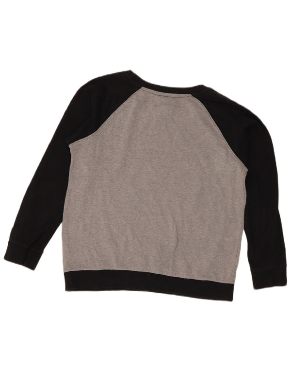 Levi's Sweat-shirt graphique pour femme UK 10 Small Gris Colorblock