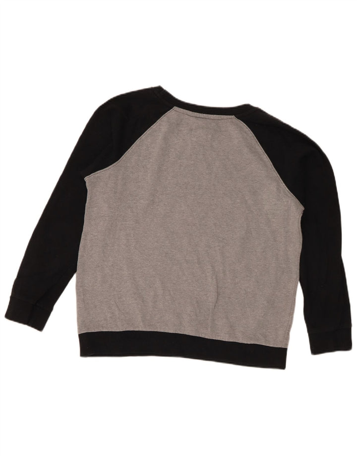 Levi's Sweat-shirt graphique pour femme UK 10 Small Gris Colorblock
