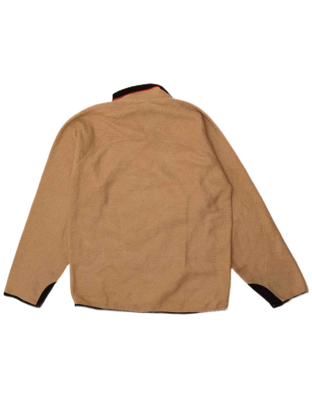 Fila Veste polaire pour homme UK 36 Small Beige Colourblock Polyester