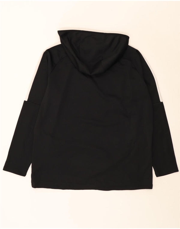 Nike Hommes Dri Fit Haut à capuche à manches longues XL Noir Colorblock Polyester