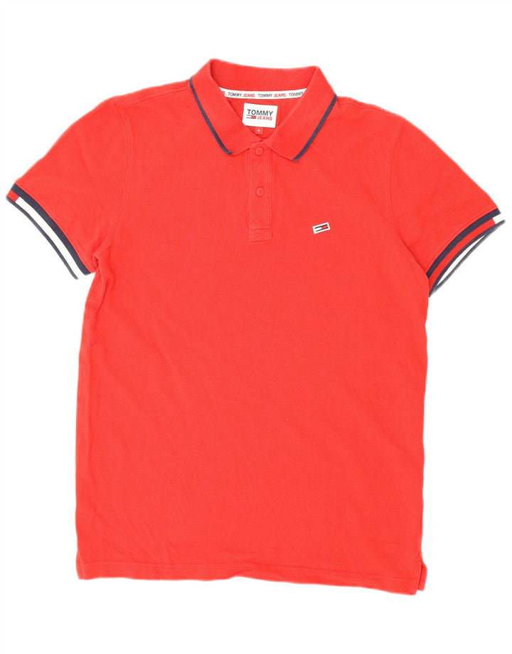 Tommy Hilfiger Polo Homme Petit Rouge Coton